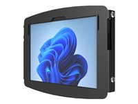Compulocks Surface Pro 8-10 Space Enclosure Wall Mount Black - Hölje - för surfplatta - låsbar - höggradig aluminium - svart - skärmstorlek: 13" - monteringsgränssnitt: 100 x 100 mm - väggmonterbar - för Microsoft Surface Pro 8, Pro 9 580SPSB