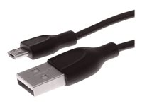Insmat - USB-kabel - USB (hane) till mikro-USB typ B (hane) - 2 m 133-8799
