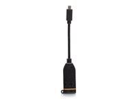 C2G Micro HDMI to HDMI Dongle Adapter Converter for AV Adapter Ring - HDMI-kabel - 19 pin micro HDMI Type D hane lött till HDMI hona lött - svart - stöd för 4K, 4K30Hz stöd, stöd för 1080p C2G30067