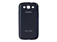 Samsung Protective Cover+ EFC-1G6B - Baksidesskydd för mobiltelefon - mörkblå - för Galaxy S III EFC-1G6BBECSTD
