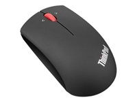 Lenovo ThinkPad Precision Wireless Mouse - Mus - höger- och vänsterhänta - optisk - 3 knappar - trådlös - 2.4 GHz - trådlös USB-mottagare - grafitsvart - detaljhandel 0B47168