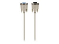 Belkin PRO Series VGA Monitor Extension Cable - VGA-förlängningskabel - HD-15 (VGA) (hona) till HD-15 (VGA) (hane) - 1.8 m - tvinnad, tumskruvar F2N025B06