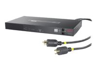 APC Automatic Transfer Switch - Redundant omkopplare (kan monteras i rack) - AC 120 V - Ethernet 10/100, RS-232 - utgångskontakter: 10 - 1U - för P/N: SU3000RMJ3U3W, SUA1500RM2U-USPS, SUA2200XL-TU, SUA3000RMJ2UB, SUA3000RMXL3U RB AP7752