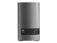 WD My Book Duo WDBLWE0040JCH - Hårddiskarray - 4 TB - 2 fack 2 TB x 2 - USB 3.0 (extern) WDBLWE0040JCH-EESN