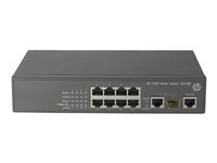 HPE 3100-8 V2 EI Switch - Switch - Administrerad - 8 x 10/100 + 1 x kombinations-Gigabit SFP - skrivbordsmodell, rackmonterbar JD318B#ABB