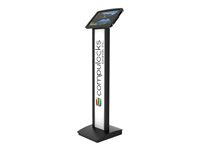 Compulocks BrandMe Surface Pro 7 / Galaxy TabPro S Floor Stand Black - Ställ - för surfplatta - låsbar - aluminium - svart - golvstående - för Microsoft Surface Pro, Pro 3, Pro 4, Pro 6, Pro 7; Samsung Galaxy TabPro S 140B912SGEB