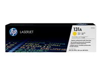 HP 131A - Gul - original - LaserJet - tonerkassett (CF212A) - för LaserJet Pro 200 M251n, 200 M251nw, 200 M276nw, MFP M276n, MFP M276nw CF212A