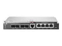 HPE 6125G/XG Ethernet Blade Switch - Switch - Administrerad - 4 x 10/100/1000 + 4 x Gigabit SFP / 10 Gigabit SFP+ - insticksmodul - TAA-kompatibel 737226-B21