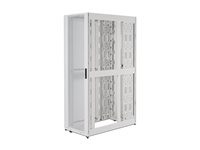 APC NetShelter SX - Rack skåp - vit - 42U - 19" - TAA-kompatibel - för P/N: SMTL750RM2UC, SMX2200R2HVNC, SMX3000HVTUS, SYH4K6RMT-TF3 AR3350W