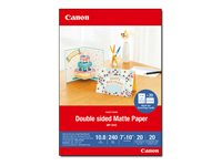 Canon MP-101D - Dubbelmatt - 10,8 mil - 177.8 x 254 mm - 240 g/m² - 20 ark fotopapper 4076C006