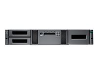 HPE Storage MSL2024 - Bandbibliotek - 432 TB / 1.08 PB - platser: 24 - LTO Ultrium (18 TB / 45 TB) x 1 - Ultrium 9 - högsta antal enheter: 2 - SAS-3 - kan monteras i rack - 2U - streckkodsläsare, kryptering P84149-B25