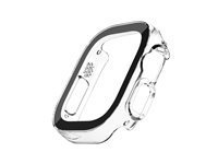 Belkin SCREENFORCE TemperedCurve - Stötsskydd för smartwatch - 2-i-1 - polykarbonat, tempererat glas (9H) - klar - för Apple Watch Ultra, Ultra 2 OWA001ZZCL