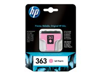 HP 363 - 5.5 ml - ljus magenta - original - ljus magenta - bläckpatron - för Photosmart 31XX, 82XX, C5100, C5170, C5175, C5190, C5194, C6100, C6150, C6175, C7100 C8775EE#301