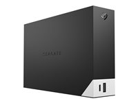 Seagate One Touch with hub STLC8000400 - Hårddisk - 8 TB - extern (desktop) - USB 3.0 - svart - med Seagate Rescue Data Recovery STLC8000400