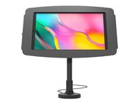 Compulocks Galaxy Tab A7 10.4" Space Enclosure Flex Arm Mount - Monteringssats (hölje, flexible arm mount) - för surfplatta - låsbar - aluminiumhölje - svart - skärmstorlek: 10.4" - väggmonterbar, monterbar på ytor, bänkskiva - för Samsung Galaxy Tab A7 (10.4 tum) 159B104GA7SB