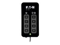 Eaton 3S - UPS - Växelström 161-284 V - 420 Watt - 700 VA - USB - utgångskontakter: 6 - svart 3S700IEC