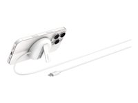 Belkin BoostCharge Pro - Trådlös laddningsplatta - magnetisk - 15 Watt - Fast Charge - vit WIA011HQWH
