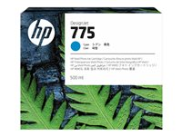 HP 775 - 500 ml - cyan - original - DesignJet - bläckpatron - för DesignJet Z6 Pro 1XB17A