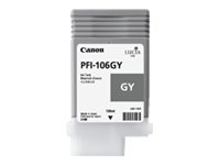 Canon PFI-106 GY - 130 ml - grå - original - bläcktank - för imagePROGRAF iPF6400, iPF6400SE, IPF6450 6630B001