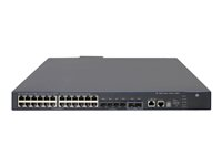 HPE 5500-24G-PoE+-4SFP HI Switch with 2 Interface Slots - Switch - Administrerad - 24 x 10/100/1000 + 4 x Gigabit SFP + 2 x 10 Gigabit SFP+ - rackmonterbar - PoE+ JG541A#ABB